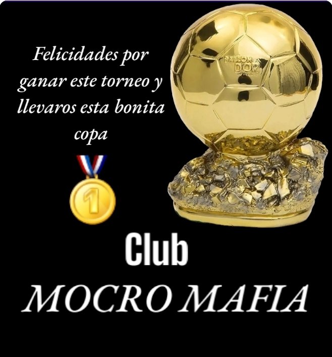 PUMAS FC TEAM (@martins111911) on Twitter photo En el día de ayer pumas fc team organizó un bonito torneo donde MACRO MAFIA se llevó este bonito trofeo 🏆 enhorabuena campeones 💪 y felicidades a otros dos equipos como <a href="/c_gladiators/">Gladiators 2.0</a> y <a href="/RCD_PERIKOS/">RCD PERIKOS</a> En el día de ayer pumas fc team organizó un bonito torneo donde MACRO MAFIA se llevó este bonito trofeo 🏆 enhorabuena campeones 💪 y felicidades a otros dos equipos como <a href="/c_gladiators/">Gladiators 2.0</a> y <a href="/RCD_PERIKOS/">RCD PERIKOS</a>