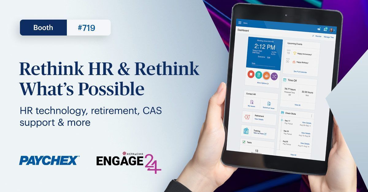 Headed to Las Vegas for AICPA ENGAGE24? See us at Booth #719 and discover how the right HR tech can support your firm with retention, capacity planning, CAS growth & more. buff.ly/4buK6pE #AICPAENGAGE