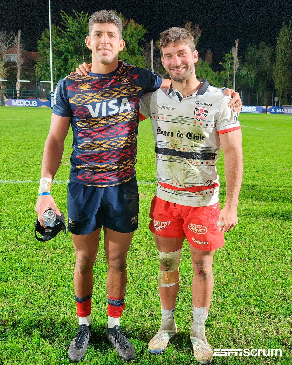 Talento made in Villa de Mayo en el Súper Rugby Américas. 9️⃣

Simón Benitez Cruz (Pampas) 🤝 Rafael Iriarte (Selknam)

🟦⬛ @cubarugby_vqv 

⭐ Mirá todo el Súper Rugby Américas, en @StarPlusLA.

#ESPNenStarPlus