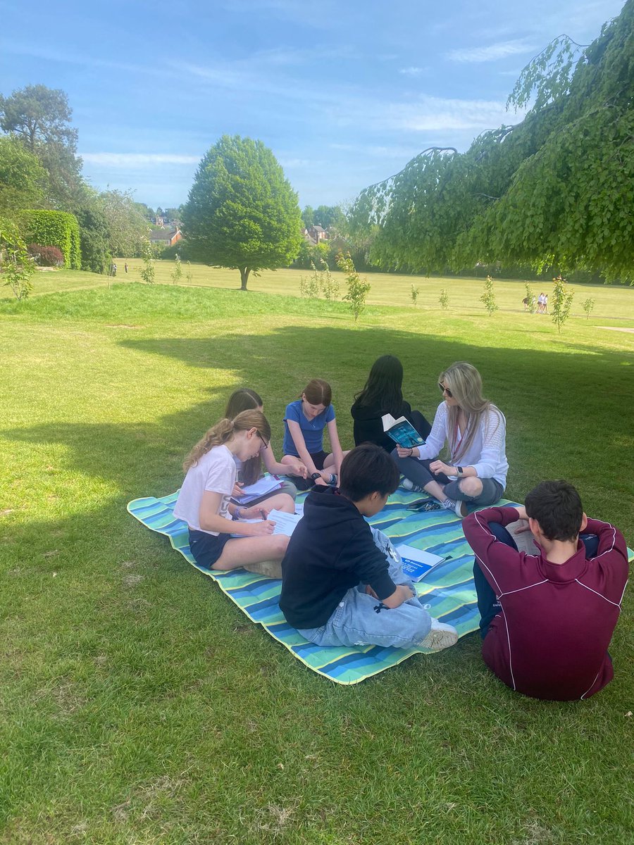 Miss Watson and The Reading Club enjoyed the warm weather this morning as they embraced Prep School Activities. Reading under a tree, perfect!

#BromsActivities #SchoolActivities #SummerTerm2024