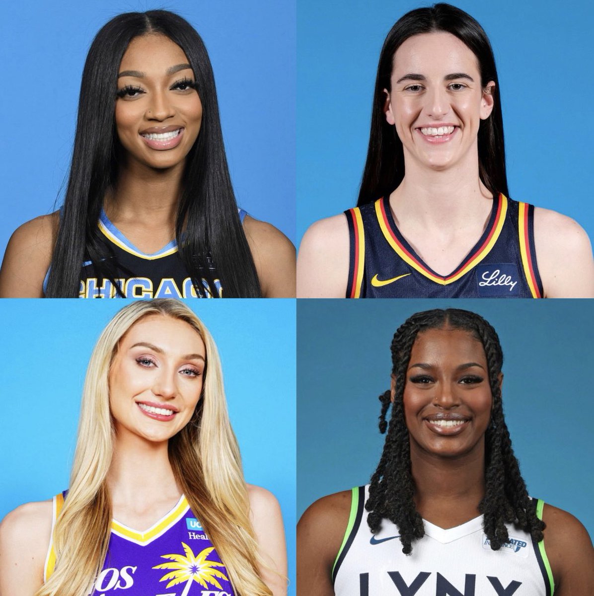 Here are FIVE Impressive Rookie Performances from the 2024 WNBA Preseason:

Angel Reese (Chicago):
13.0 PTS | 7.0 RBS | 2.0 STL | 44.4% FG in 21.5 MIN

Caitlin Clark (Indiana):
16.5 PTS | 5.5 RBS | 4.0 AST | 37.0% FG in 30.0 MIN

Cameron Brink (Los Angeles):
9.0 PTS | 3.5 RBS |