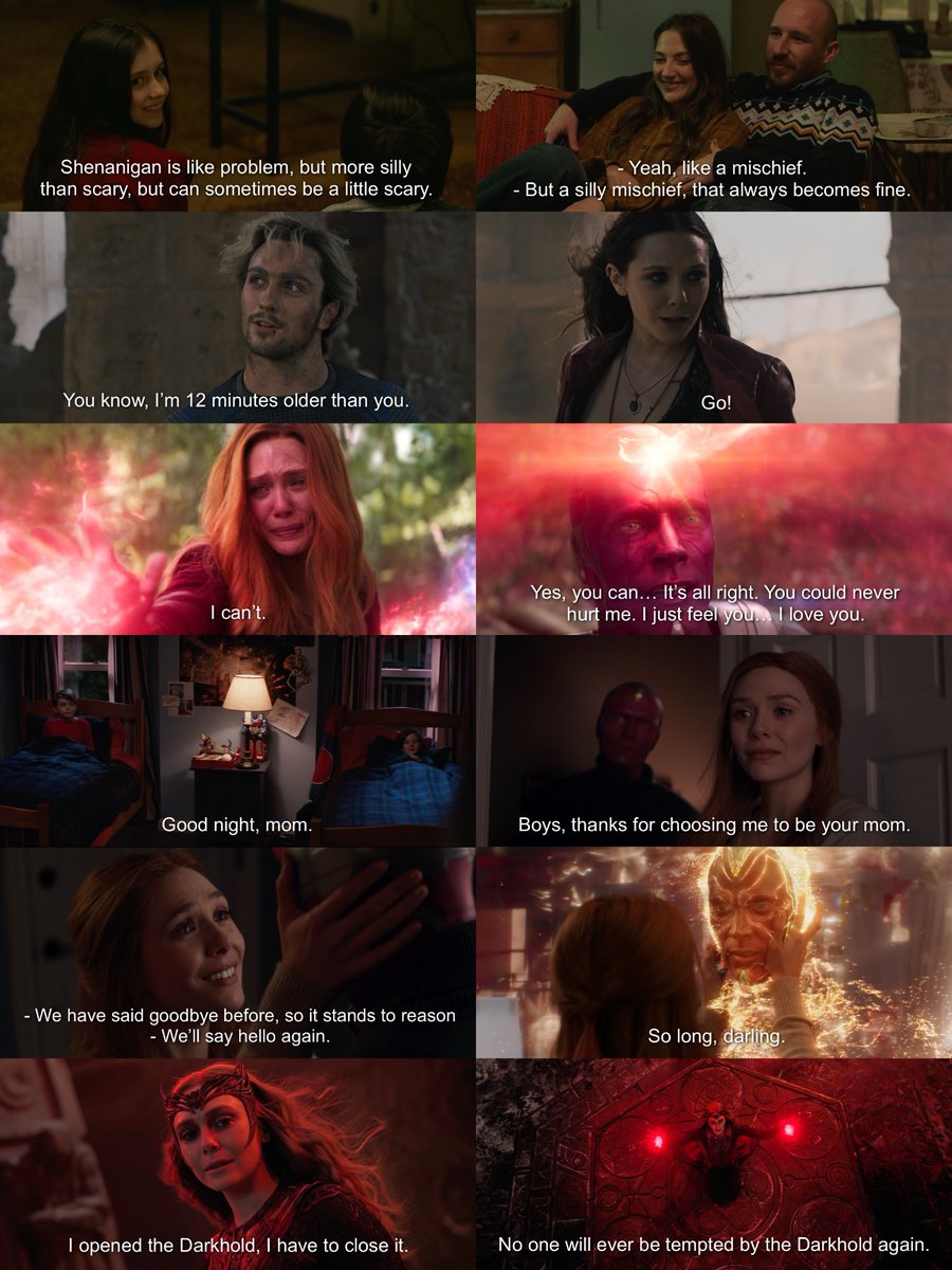 lizzieonfilm's tweet photo. the scarlet witch’s famous last words. 💔 https://t.co/9YjqMHMkfp