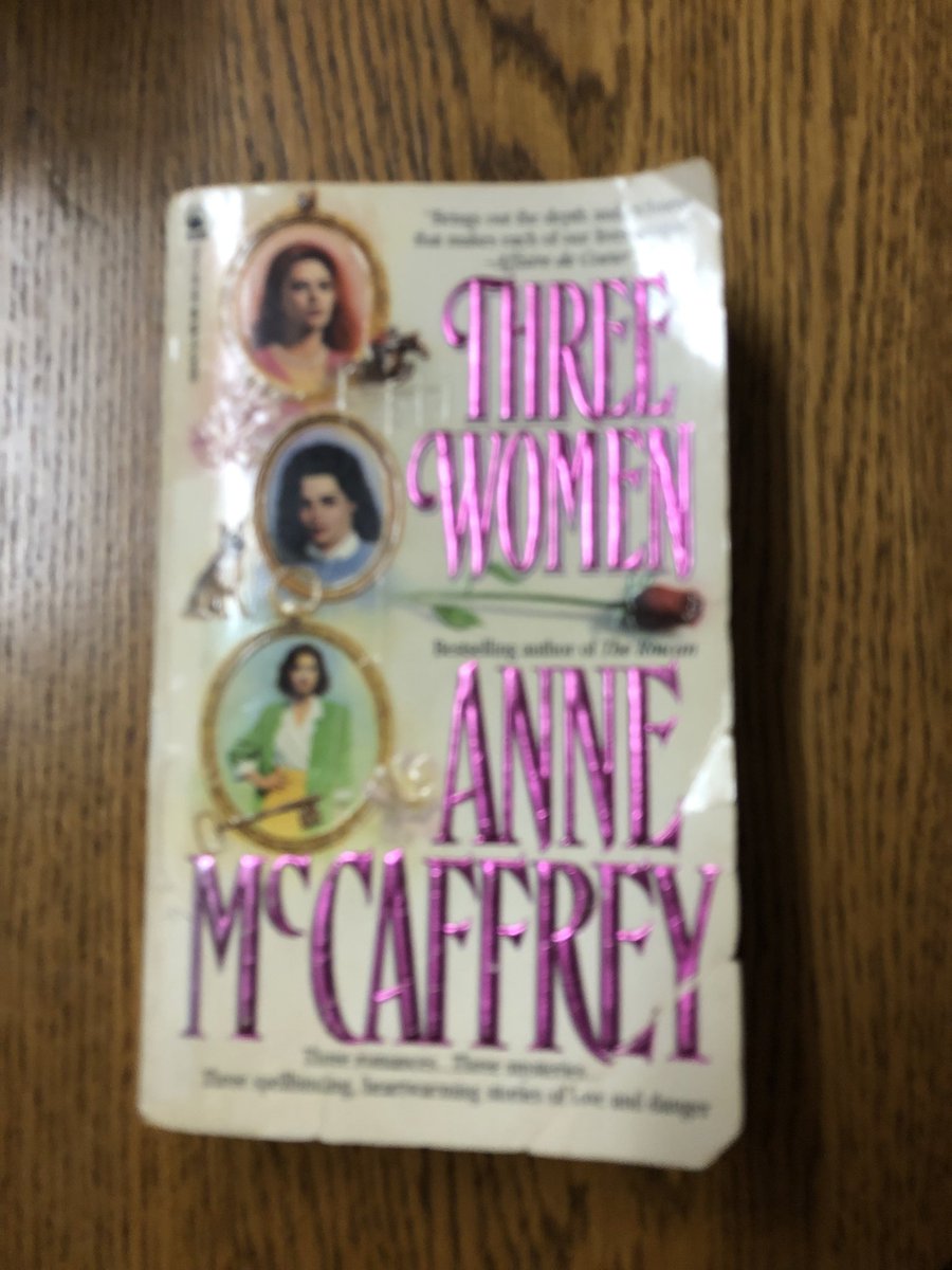 I’ve been a fan of Anne McCaffrey for decades. . While this isn’t a trilogy, it is 3 of her mystery romance novels in one book. #booksworthreading