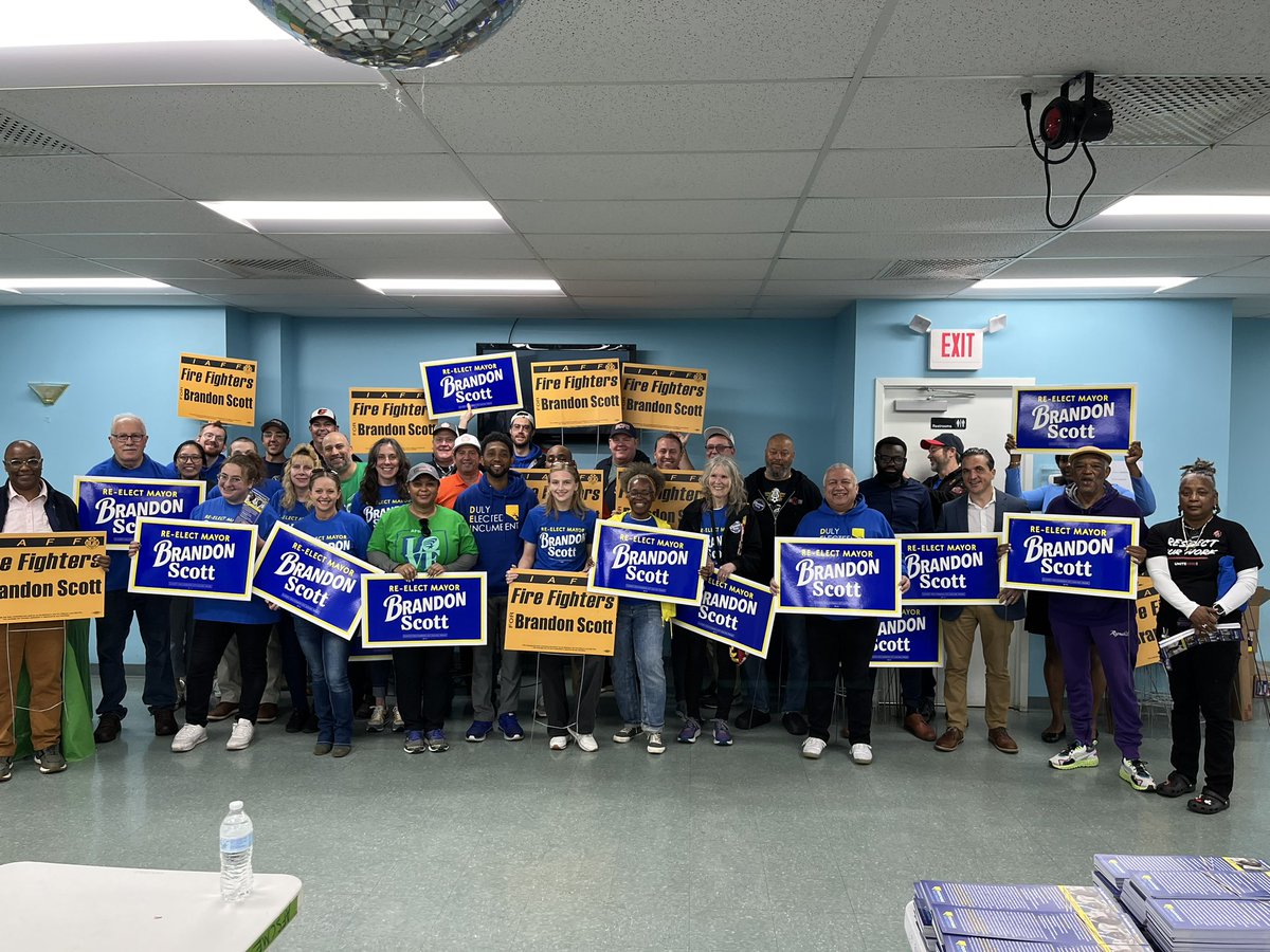 Hitting the doors for @MayorBMScott and our endorsed candidates!