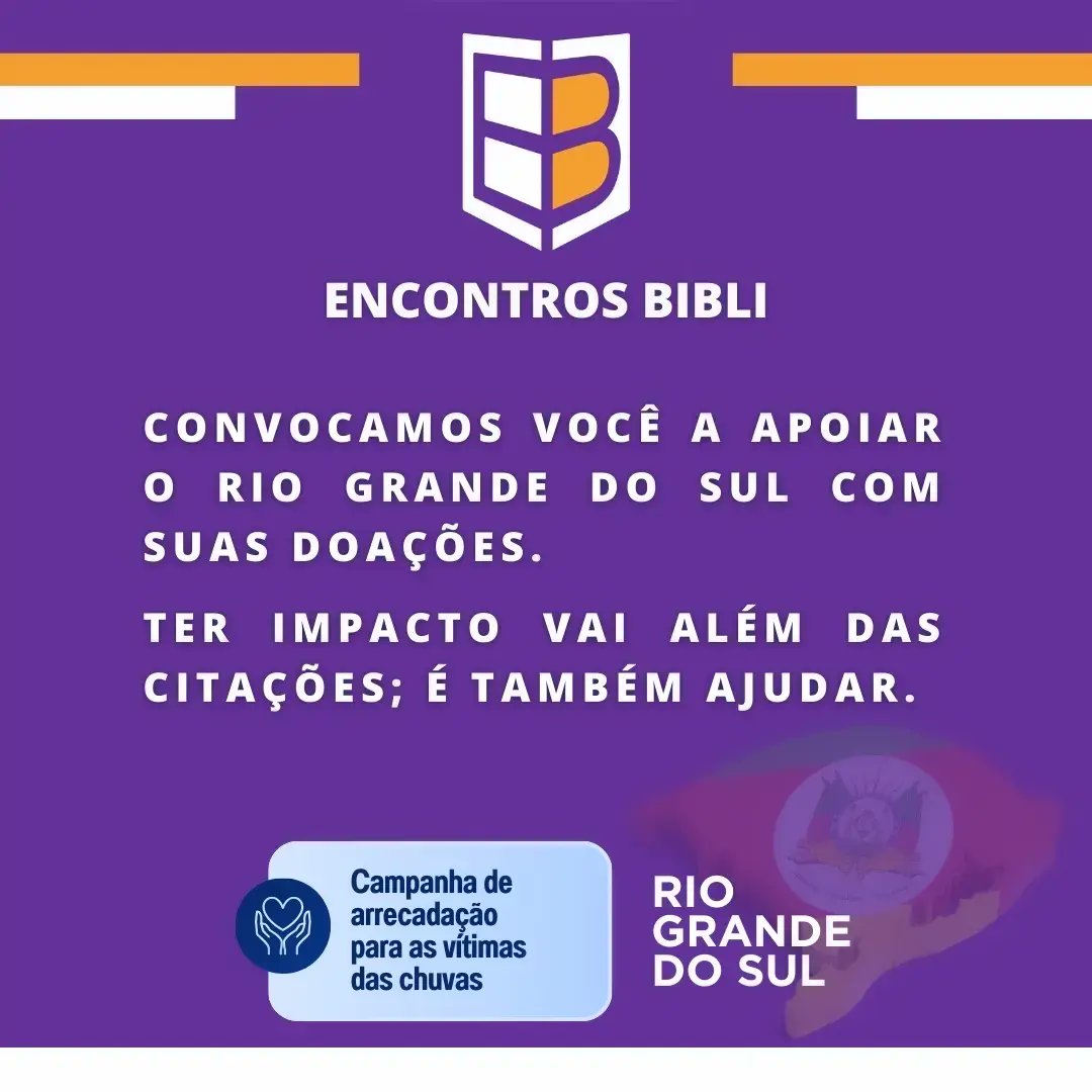 EncontrosBibli's tweet image. A população do Rio Grande do Sul está enfrentando muitas dificuldades devido às terríveis enchentes.
Convidamos você a fazer uma doação para um dos maiores movimentos sociais da América Latina, a Cozinha Solidária do MTST, que atua na região.

Doe: apoia.se/enchentesrs