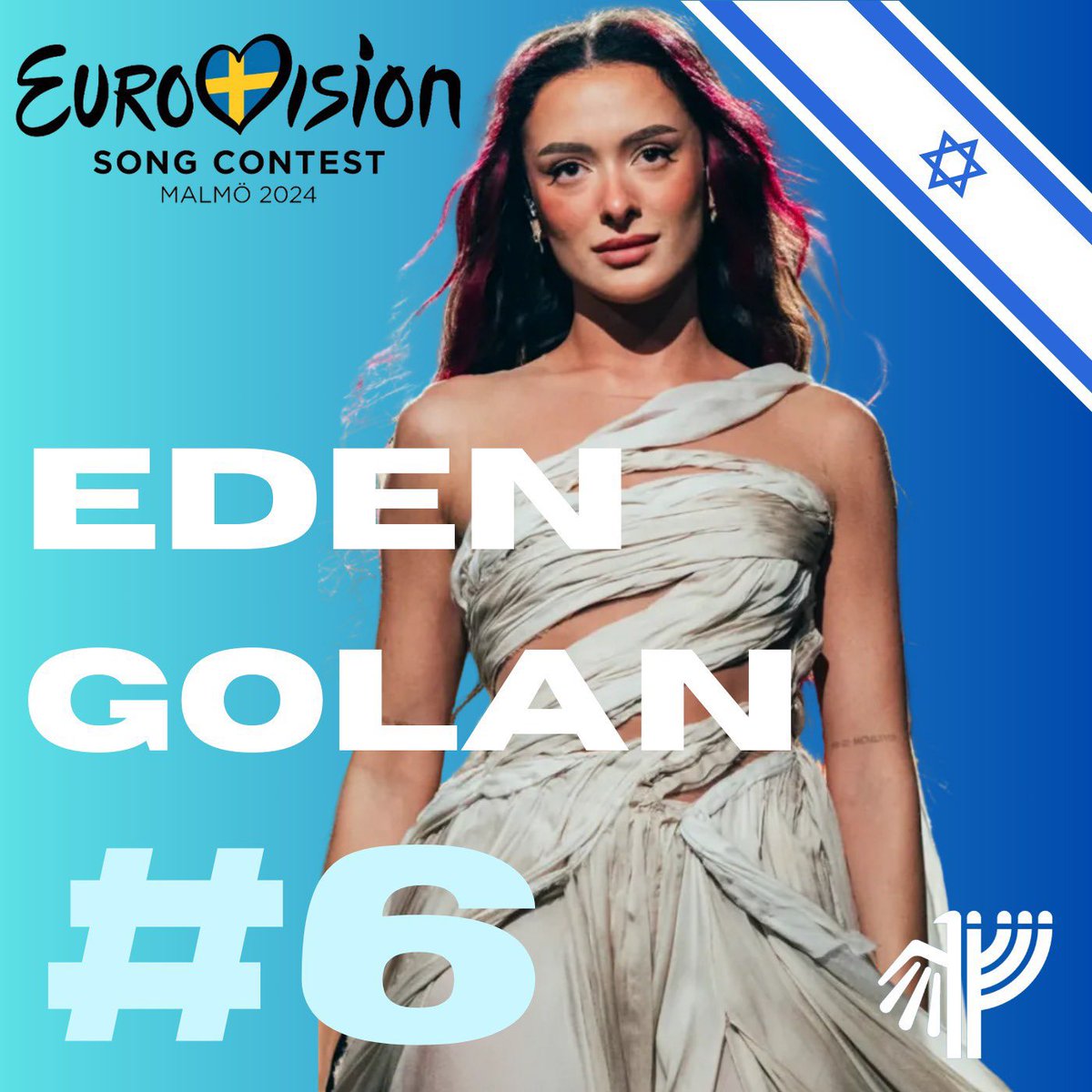 Ich gebe zu, dass mich der #ESC bisher nicht wirklich interessiert hat. Heute werde ich aber zum ersten Mal meine Stimme abgeben. Meine Stimme geht an #EdenGolan! Für mich ist es ein Zeichen gegen unerträglichen #Antisemitismus und #Israelhass 🇮🇱 #esc2024 #StandWithIsrael 💙🤍