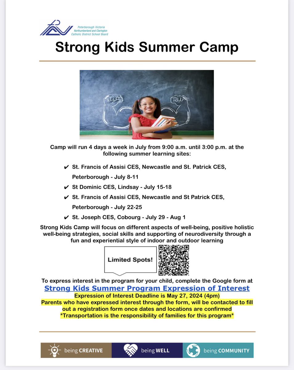 Summer camp programs available in CKL through PVNC.