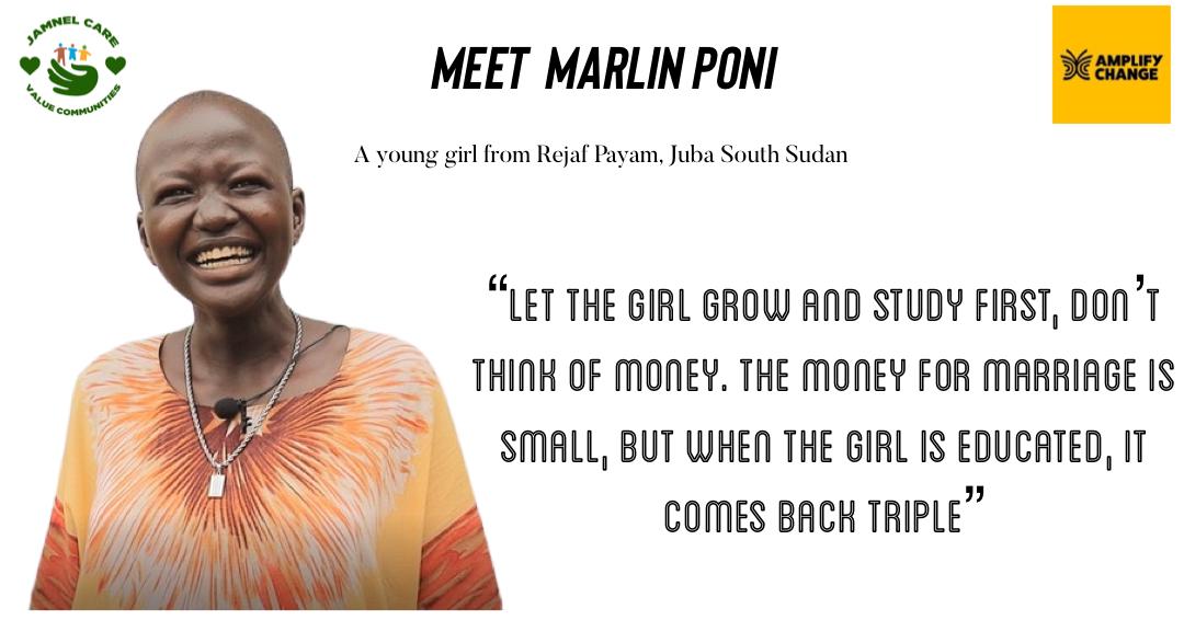 Marlin Poni navigates the path of empowerment and advocacy, her story serves as a powerful reminder that even in the face of adversity, there is strength, resilience, and hope. 💃

Click the link to learn more of her story: tinyurl.com/Marlin-Poni

#jamnelcare #SouthSudan 🇸🇸