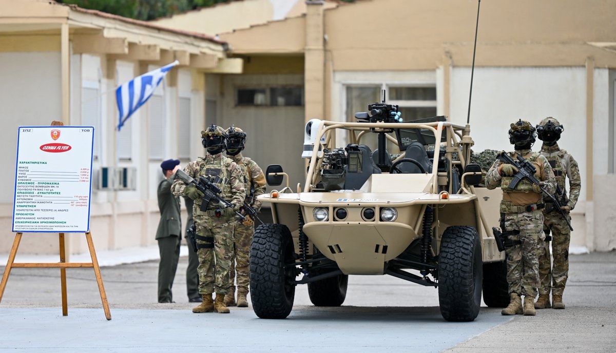 Hellenic Army SOF with Flyer 4x4