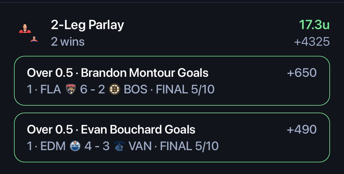 pat_harr's tweet photo. @PuckPicks1 You're an animal. Let's keep it rolling https://t.co/9cDV8wyuvw