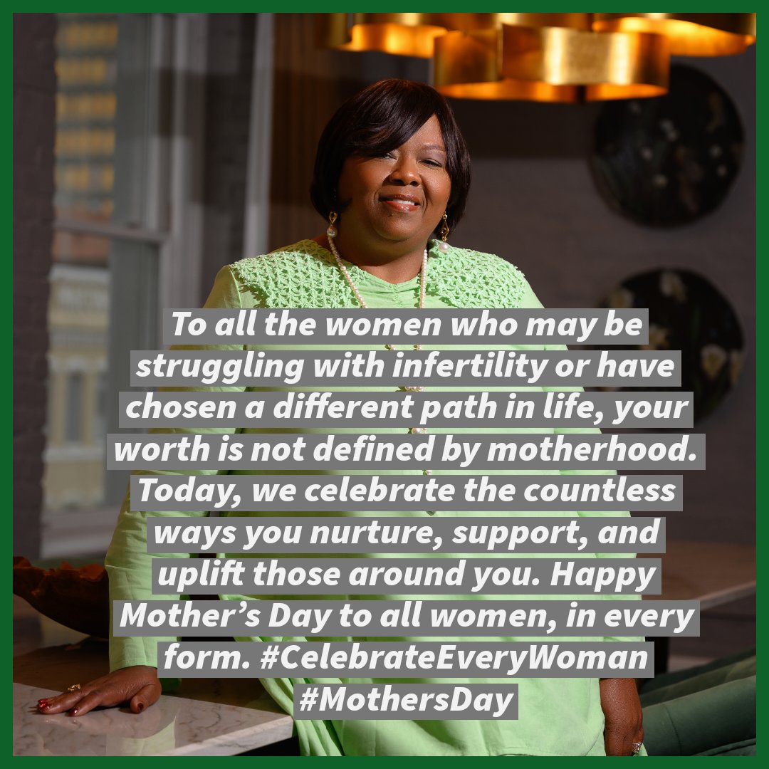 To every woman. Today, We celebrate the countless ways you nurture, support, and uplift those around you. Happy #MothersDay to all women in every form. #infertility #barren #CelebrateEveryWoman #Solutionist #JusticeGeneral #PaulineRogersMS