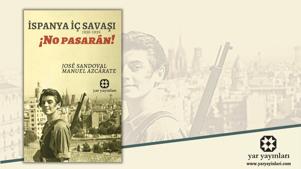 İspanya İç Savaşı, tek bir ülkeyi etkileyen bir çatışma değil, 20. yüzyıl tarihinin en önemli uluslararası olaylarından biridir. Avrupa’da yükselen faşizmin provasıdır. #yaryayınları #yenikitap #nopasaran #ispanyaiçsavaşı #kitap