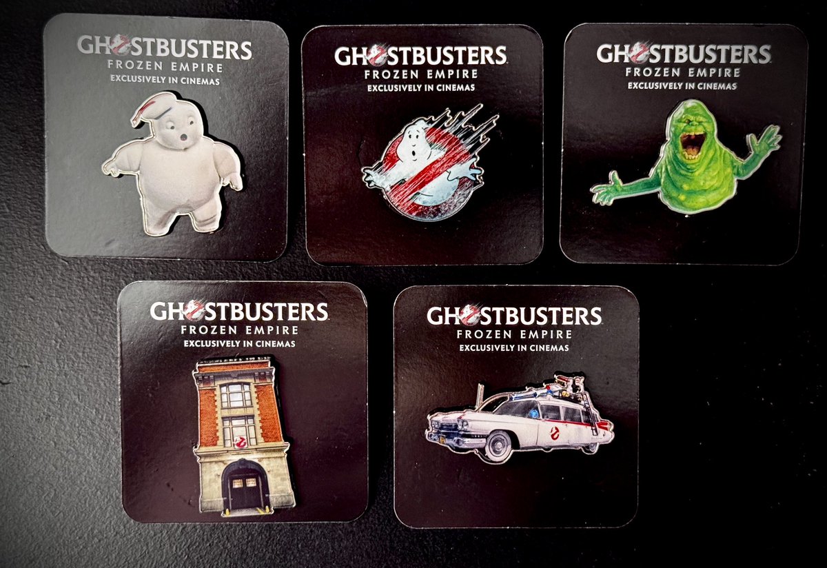 FINALLY! Collection complete! 

🚫👻 #GhostbustersFrozenEmpire #GhostbusterMovie #FrozenEmpire  #Ghostbusters