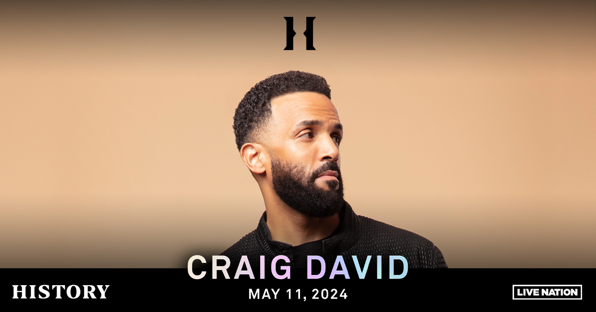 TONIGHT: Grammy nominated British artist @CraigDavid takes the stage with his smooth, garage-tinged R&B for the 7 Days Commitment Tour! Set times: Doors - 7:00pm Jess Gold - 8:00pm Craig David - 9:00pm *all times are subject to change Have an incredible night!