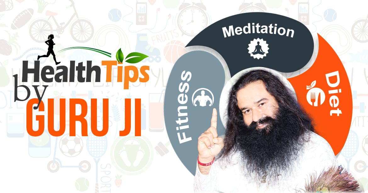 Meditation & #GoodHealth keep humans healthy & fit. One should chant the name of God regularly & follow the #HealthTipsBySaintMSG Insan. Lakhs of people are following it & living healthy & peaceful lives. #HealthyLifeStyle #BeingHealthy
