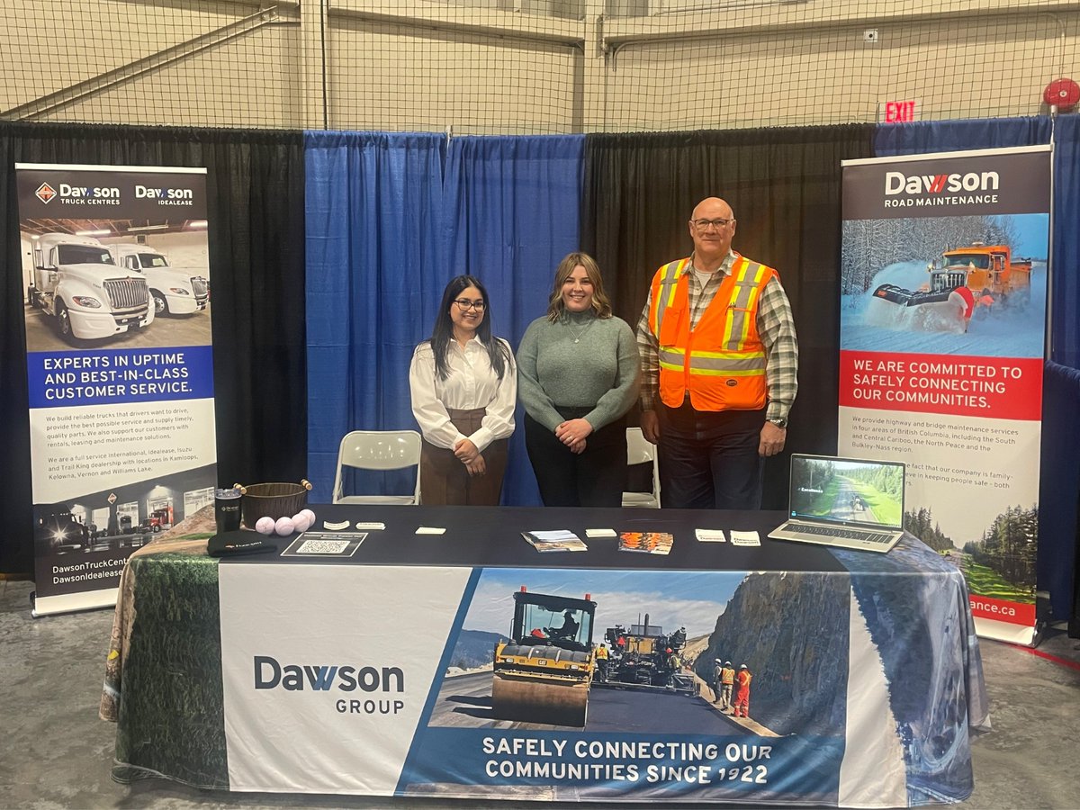 Thank you to everyone who came out to the #WilliamsLake Job Fair! We enjoyed informing the community about the variety of roles with @DawsonTrucks and our company. Please visit our Careers Page for our current job postings: dawsongroup.ca/careers/ #Hiring #Employment #Cariboo