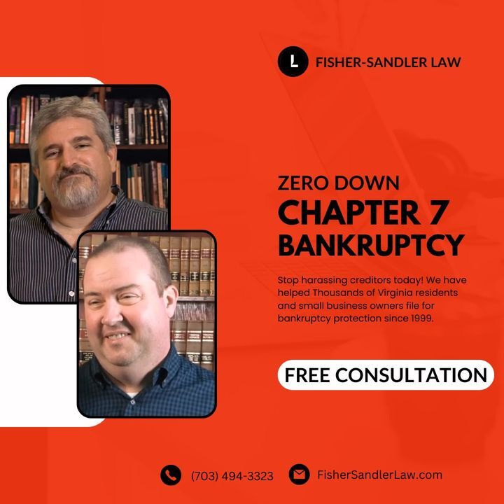 💼 No one plans to be in debt. Fisher-Sandler understands. Our $0 down Chapter 7 bankruptcy program provides a lifeline for Virginia residents seeking relief. Don't suffer in silence. Visit fishersandlerlaw.com for help today. #Lifeline #DebtRelief