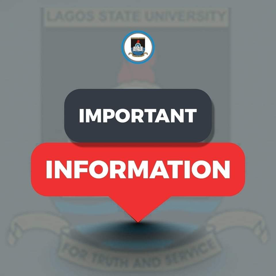 LASU 27TH CONVOCATION CEREMONIES: AN OPPORTUNITY FOR CORPORATE BODIES, BANKS, SMES, VENDORS, PHOTOGRAPHERS, OTHERS TO DO BUSINESS & SHOWCASE THEIR PRODUCTS/SERVICES DURING THE WEEK-LONG PROGRAMME The 27th Convocation Ceremonies of Lagos State University (LASU) will be held…
