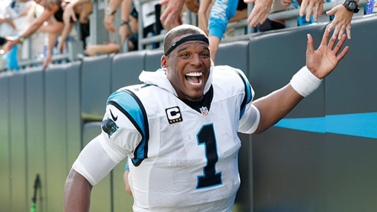 MLFootball's tweet photo. HAPPY BIRTHDAY… Legendary #NFL QB Cam Newton turns 34 years old today 

-2015 MVP
-Super Bowl appearance 
-3x Pro Bowler
-1x 1st Team All-Pro
-2015 Offensive Player of The Year
-2011 Rookie of The Year
-PFWA All-Rookie Team 
-Bert Bell Award Winner (2015)
-Most rushing touchdowns by a quarterback in #NFL history: 75
-Most rushing touchdowns by a quarterback in a season: 14
-194 passing touchdowns 
-32,382 passing yards 
-5,628 career rushing yards 
-“Super Cam” helped Carolina obtain a franchise-best 15–1 record en route to a Super Bowl appearance in Super Bowl 50
-@CameronNewton is one of four African-American quarterbacks to win NFL MVP and was the first to solely receive it
-Best #NFL Player ESPY Award (2016)
-PFWA All-NFL Team (2015) and PFWA All-NFC Team
-All-Iron Award 
-#NFL Offensive Rookie of the Month (September) and 3x Pepsi NFL Rookie of the Week 
-10x NFC Offensive Player of the Week
-Most combined touchdowns for a rookie in #NFL history (35)
-Most combined yards for a rookie in #NFL history (4,784)
-The first rookie to pass for at least 4,000 yards and the only rookie to pass for more than 4,000 yards and rush for more than 700 yards
-First rookie in #NFL history to pass for more than 400 yards in back-to-back games
-Most passing yards by a quarterback in his first two games (854)
-Most games in #NFL history with a passing touchdown and a rushing touchdown (32)
-Most Player of the Week awards in a single season (5) tied with Tom Brady
-First player in #NFL history and most games with at least 250 passing yards, 100 rushing yards, one passing touchdown, and one rushing touchdown in a single game (2)
-Most games in a single season with at least one passing touchdown and one rushing touchdown (8)
-Only player in NFL history with at least 30 passing touchdowns and 10 rushing touchdowns in the same season: 2015
-Most rushing touchdowns in a single season by a quarterback (14)
-Most combined yards in a player's first five seasons (21,560)
-First quarterback and fifth player in NFL history with at least 500 rushing yards, 5 rushing touchdowns, and 4.8 yards a carry in 5 consecutive NFL seasons
-First quarterback in NFL history to win both NFL Offensive Rookie of the Year and NFL MVP 
-Most passing yards by a quarterback in debut game (422), September 11, 2011, against the Arizona Cardinals
-First quarterback in NFL history to pass for more than 400 yards in first two career starts, September 11, 2011, against the Arizona Cardinals and September 18, 2011, against the Green Bay Packers
-Fastest player to throw for 1,000 yards 
-Sixth quarterback to throw for 400+ yards in back-to-back games
-First player in NFL history with at least five rushing touchdowns and five passing touchdowns in his first five games
-Twenty-fifth NFL player (and first quarterback) to have 20 rushing touchdowns in first two seasons
-First player to have 30 passing touchdowns and 20 rushing touchdowns in first two seasons
-First player in NFL history with 50 passing touchdowns and 25 rushing touchdowns in his first three seasons
-First player in NFL history with 4,000+ passing yards and 10+ rushing touchdowns in a season
-First player in NFL history with 4,000+ passing yards and 500+ rushing yards in a season
-First quarterback in NFL history with 100+ pass touchdowns and 25+ rush touchdowns in first five seasons
-First quarterback in NFL history with multiple seasons of 20+ passing touchdowns and 10+ rushing touchdowns in a season
-First player in NFL history with 10,000 passing yards and 1,000 rushing yards in his first three seasons
-First player in NFL history with 10,000 passing yards and 2,000 rushing yards in his first four seasons
-First player in NFL history to have at least 3,000 passing yards and 500 rushing yards in five consecutive seasons
-First QB in NFL history to rush for 100+ yards and pass for 300+ yards with 5 touchdowns in a single game 
-Only player in history with 100+ rush yards and 5 pass touchdowns in a single game
