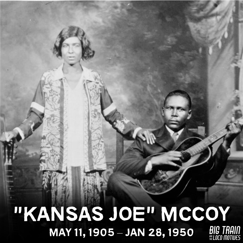 HEY LOCO FANS - Happy B-Day to Kansas Joe McCoy, born in the delta, married 'Memphis Minnie', the pair then moved to Chicago, recorded together, and helped start the Chicago Blues scene. #Blues #BluesMusic #BluesGuitar #BigTrainBlues #BluesHistory #ChicagoBlues #DeltaBlues