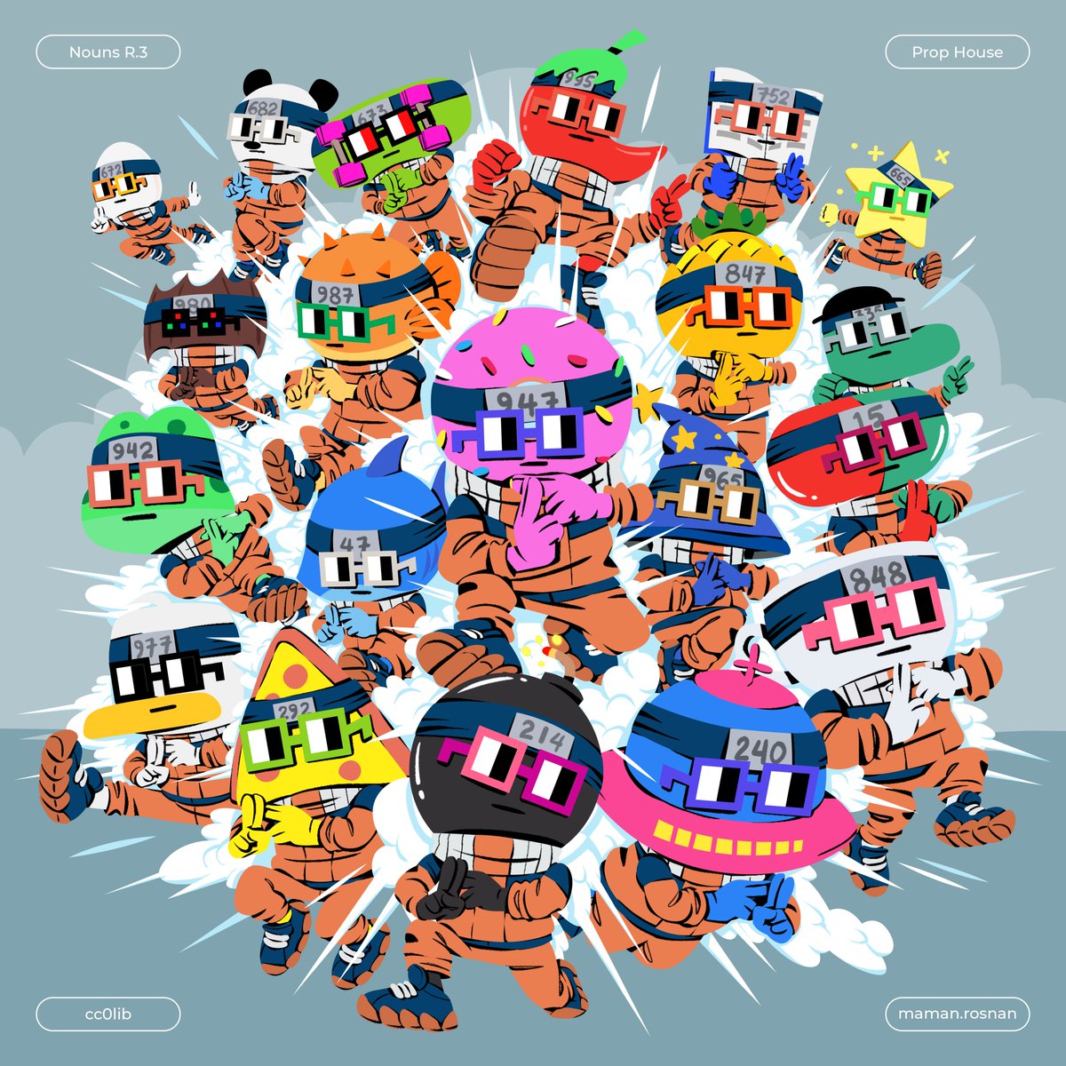 Hi guys. This is 'Nouns Jutsu' my entry for the CC0-LIB Art Round 3. Got to start somewhere. Keep it nounish, keep it CC0. Let's go!
_

prop.house/0xcc611d892ac6…
_

#mamanrosnan #cc0lib #NounsDAO #PropHouse