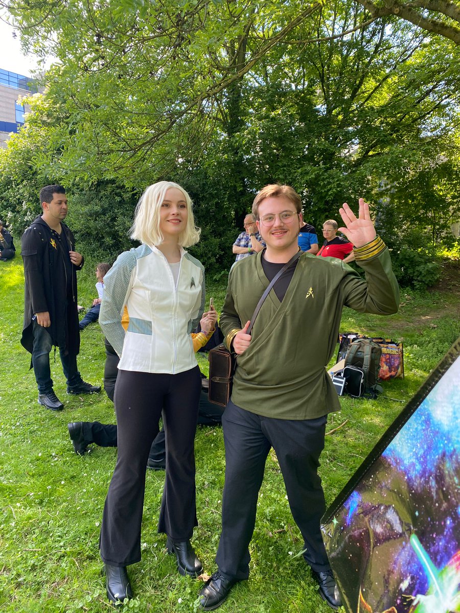 NandaIee's tweet image. Day 2 of #FedCon ! 
I&apos;m there as Nurse Chapel from Star Trek SNW today (and tomorrow 🌝) 

🤍