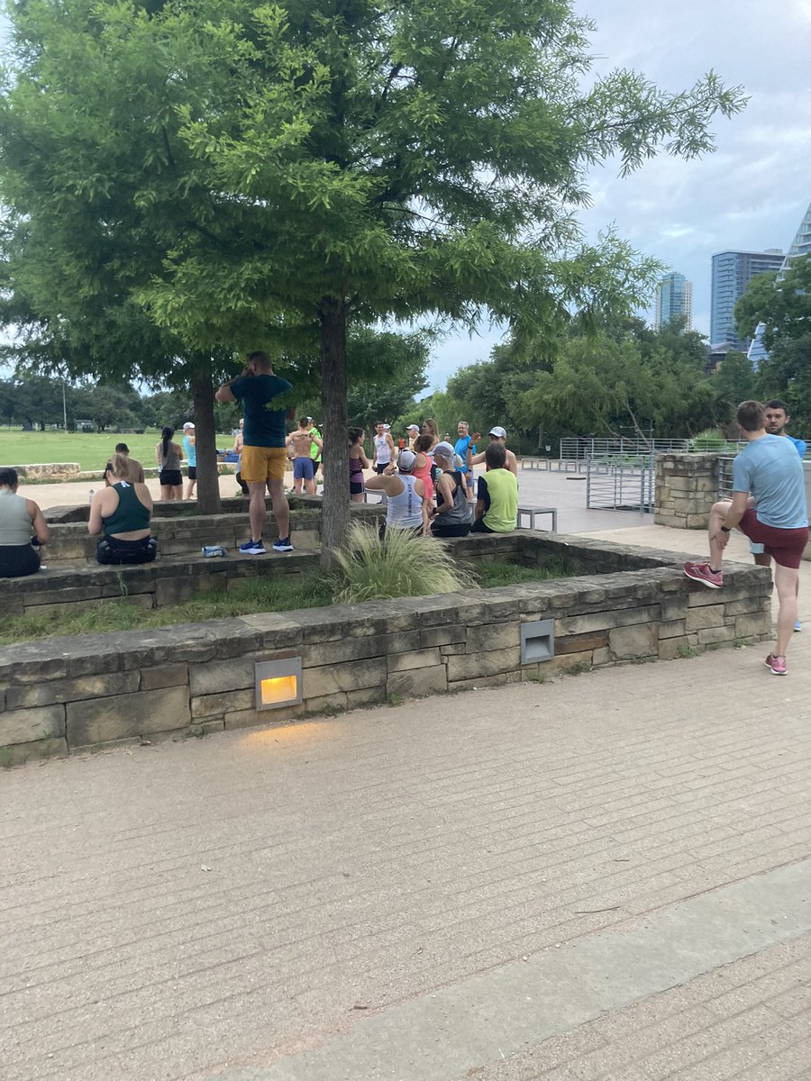 I’ve run solo since college. Not sure why. But I got a desire recently to join a running group. Joined one for a 10 miler this morning in Austin. And happy to report I’ll be joining them again. Good to mix it up a bit. Plus they set up water stations throughout the course.