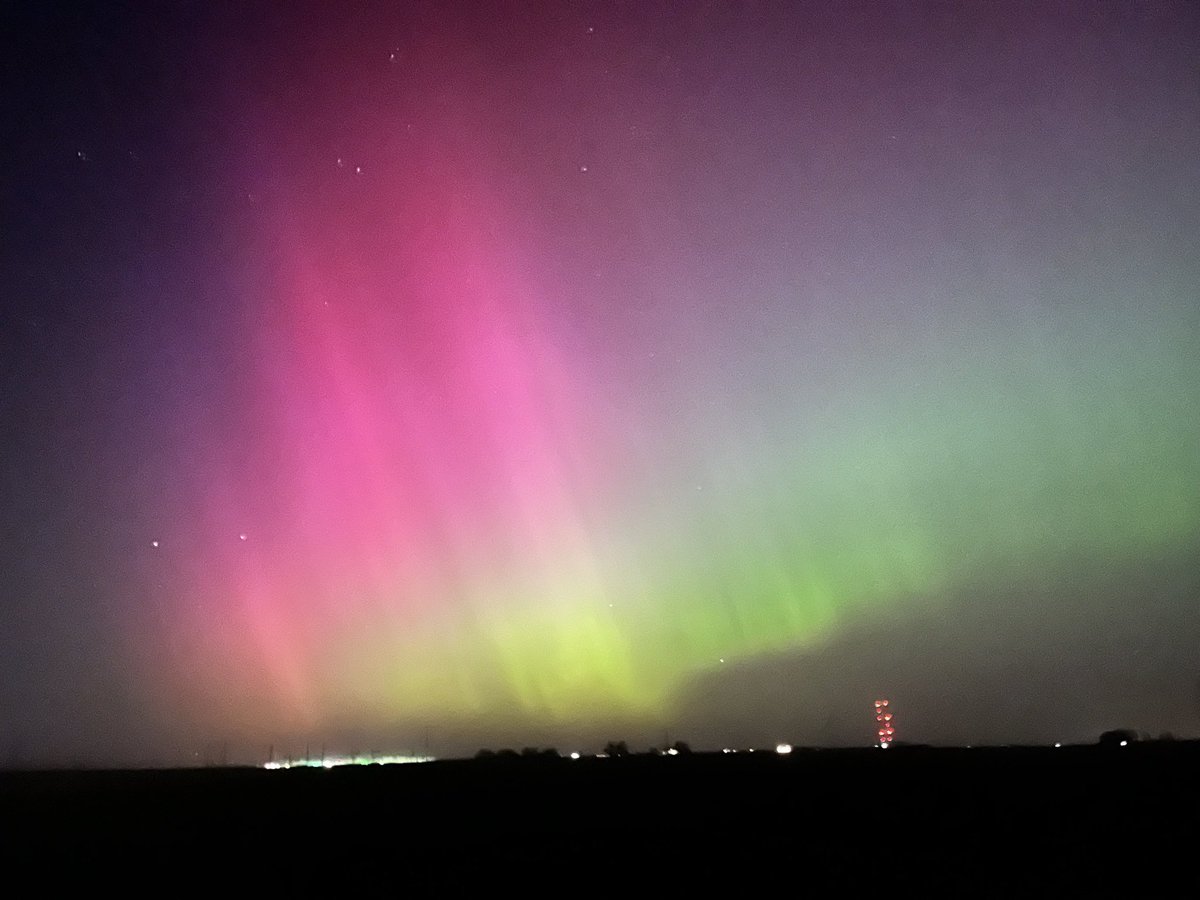 Light show last night in eastern Colorado