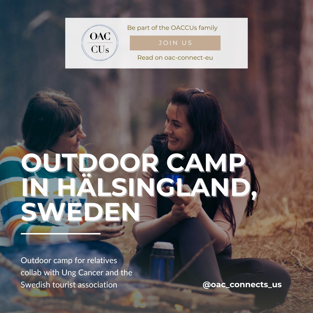 OACCUs contributes outdoor camp for young relatives in Undersvik, Hälsingland Sweden coordinated by Ung Cancer and STF.
Read more about it: oac-connect.eu/entry/outdoor-…
#EUCancerPlan #HealthUnion <a href="/EU_HaDEA/">HaDEA</a> <a href="/EU_Commission/">European Commission</a>