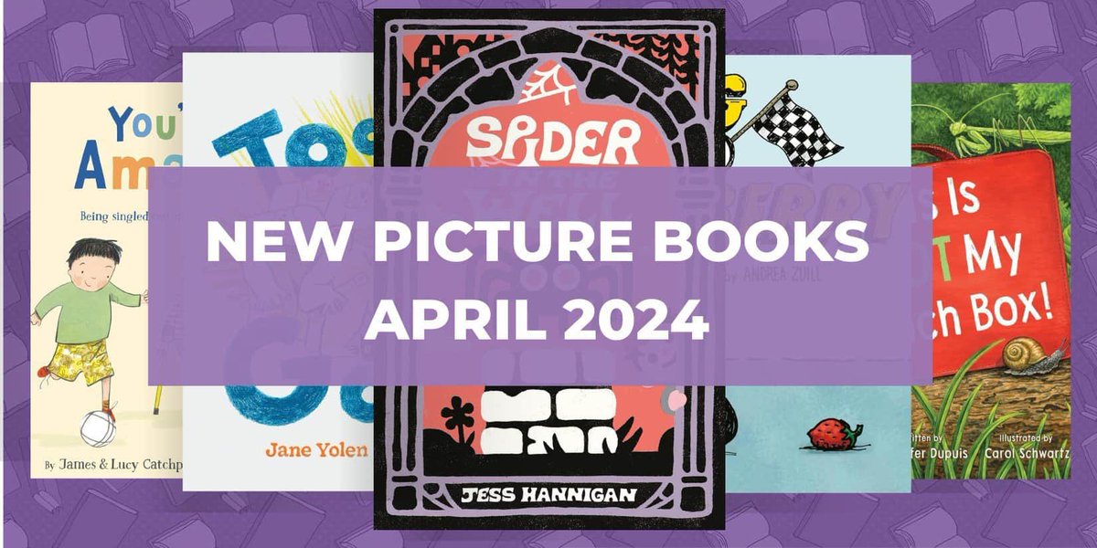 30 Outstanding New Picture Books, April 2024 buff.ly/4cZrL5q via @imaginationsoup #ReadYourWorld #newrelease #picturebook