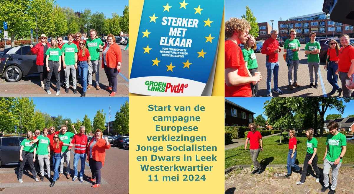 Campagneaftrap Jonge Socialisten en Dwars in Leek
Vanmorgen voor de campagne aftrap en canvas actie in Leek met onze jonge leden van Jonge socialisten en Dwars. Goede gesprekken aan de deuren gehad.