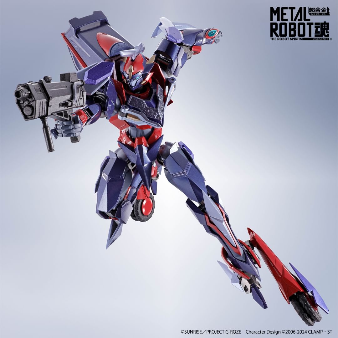 THE METAL ROBOT SPIRITS <SIDE KMF> Zi-Apollo is available for pre-order on Premium Bandai USA! Delivery Month: Feb. 25 MSRP: $175 #ziapollo #codegeass #metalrobotspirits #CHOGOKIN50th #tamashiinations