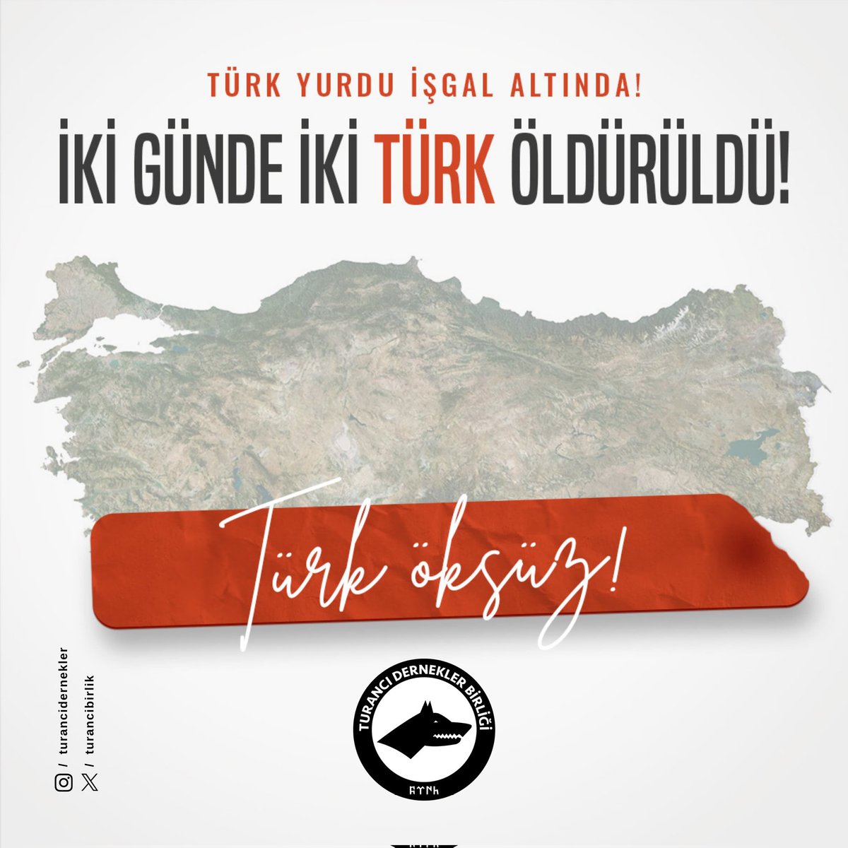 #ÜlkemdeMülteciİstemiyorum #ÜlkemdeSığınmacıİstemiyorum #TurancıDerneklerBirliği