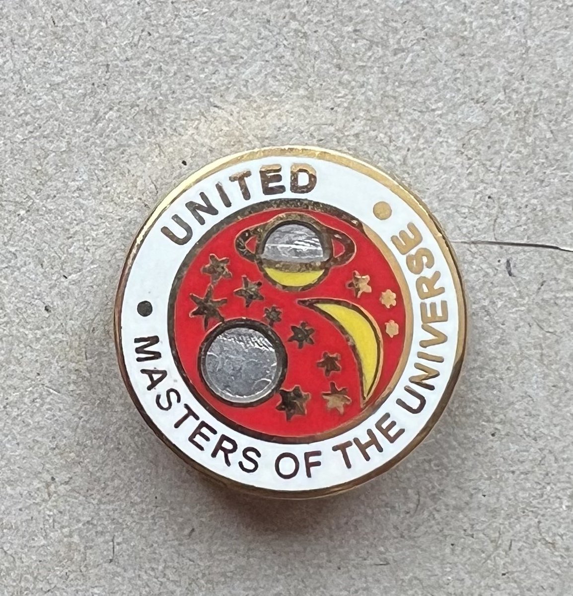 Today’s badge of the day. Despite current form it will always be the case! 😁 #MUFC #UTFR #GGMU #ManchesterUnited