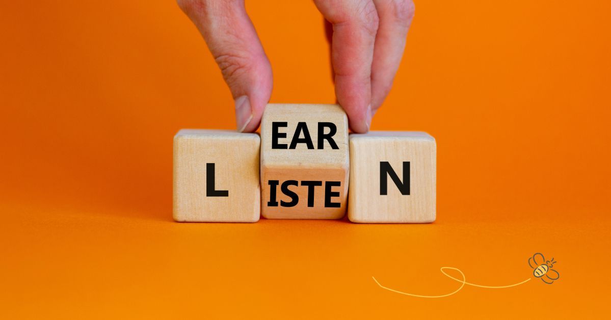 Active listening is a winner when it comes to your customers.

Listen to understand, not just to respond. 

Your customers will appreciate feeling heard. 

#ActiveListening #CustomerNeeds #CustomerExperience #CustomerSatisfaction #CustomerService