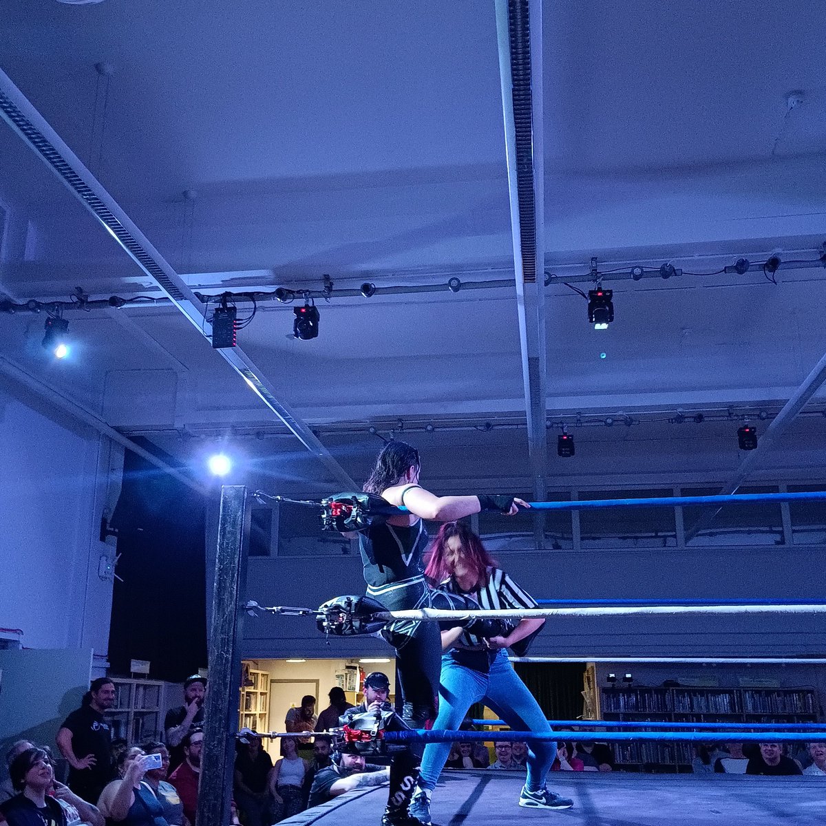 CTwigger96's tweet photo. Lads. What was the unexpected highlight of the night last night? @amirawrestler as the referee during @SkyeSmitson vs. @TheMayaMatthews 

@wrestlepurpose https://t.co/5AXYnQxxdG