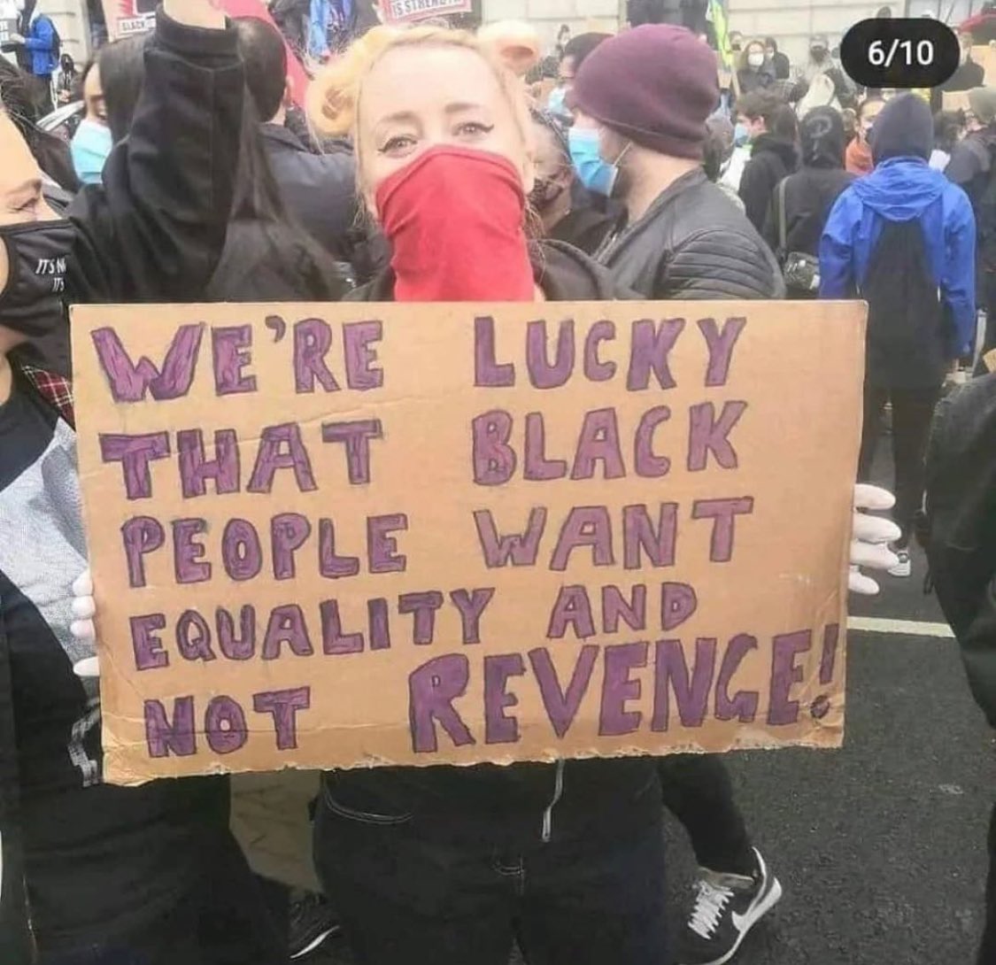 They are blinded by the white supremacy.