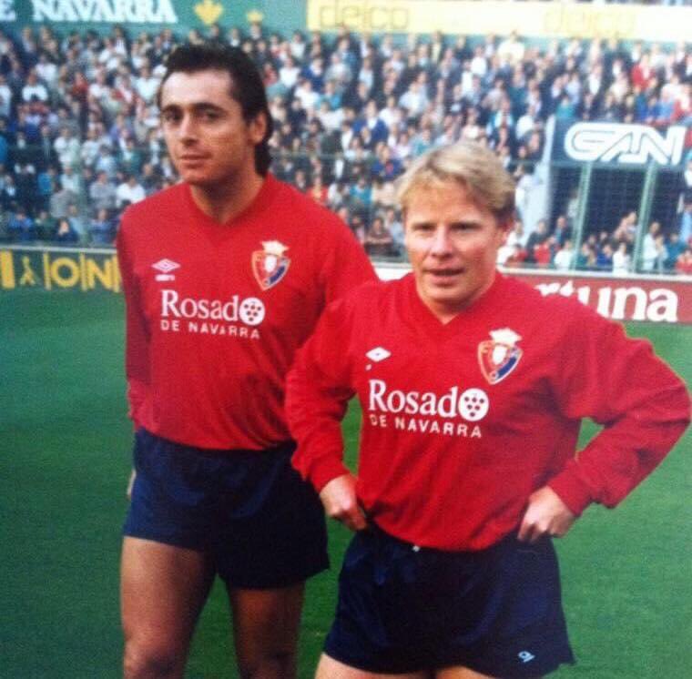 Michael Robinson & Sammy Lee. #Osasuna