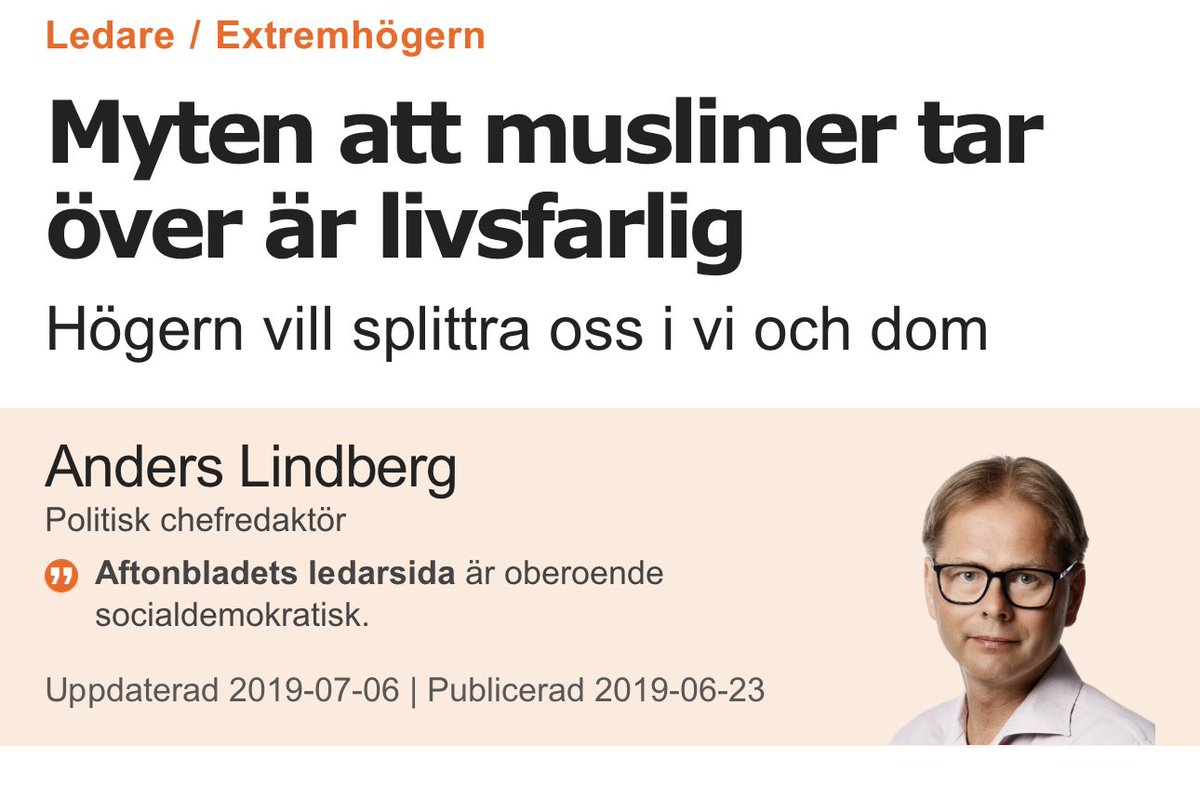 När nu hela Malmö fylls med skränande rasistisk pöbel som skriker om folkmord på judar först och därefter alla övriga 'otrogna' - minns vi den här efterblivna nyttiga idioten. #svpol #migpol