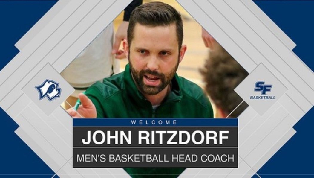 Congrats to new @SantaFeCollege @santafesaints @SFsaintsMBB Men’s Head Basketball Coach John Ritzdorf. John comes to us with over a decade of coaching experience. Looking forward to more championship banners hanging in our gymnasium. santafesaints.com/sports/mbkb/20…