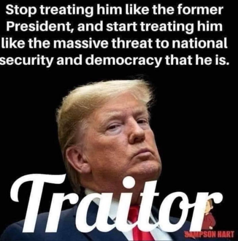 #TraitorTrump