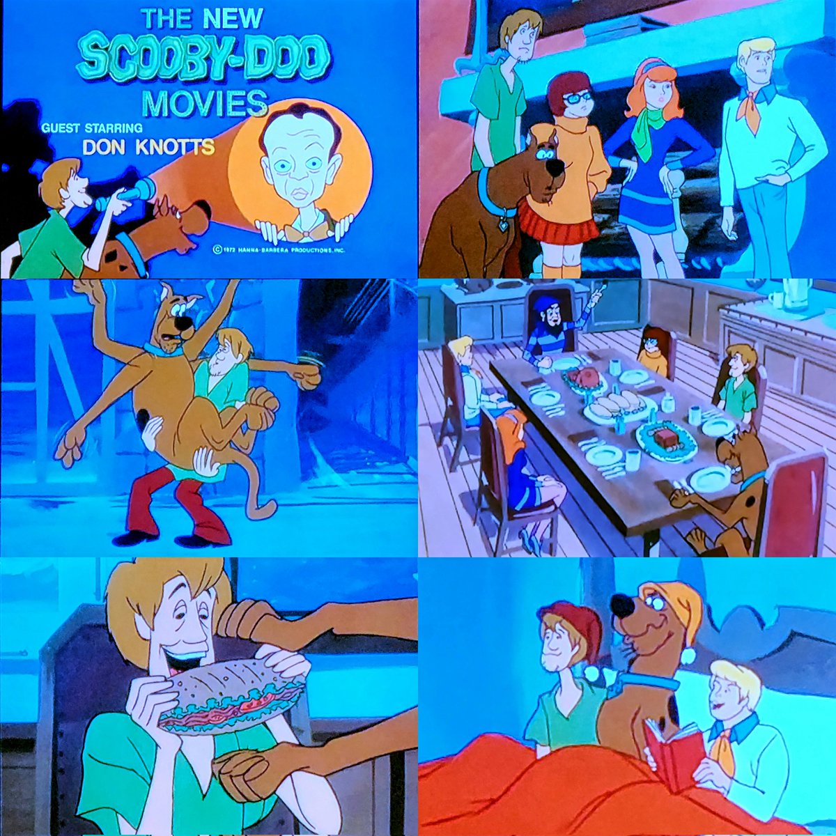 Time for #SaturdayMorningCartoons! #NowWatching The New Scooby-Doo Movies🔎🐾 S1E05 Oct 7th, 1972🗓📺 'Guess Who's Knott Coming to Dinner?' Feat actor/comedian Don Knotts #ScoobyDoo #ShaggyRogers #VelmaDinkley #DaphneBlake #FredJones #HannaBarbera #Animation #Retro #Nostalgia