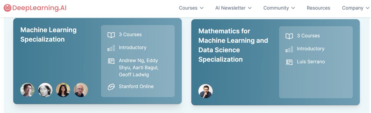 Ücretsiz AI kursları. 

🔗deeplearning. ai/courses/

İçerisinde OpenAI ile işbirliği yaptıkları kısa kurslar da var.
