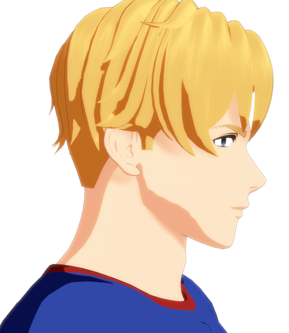 「blonde hair from side」 illustration images(Latest)