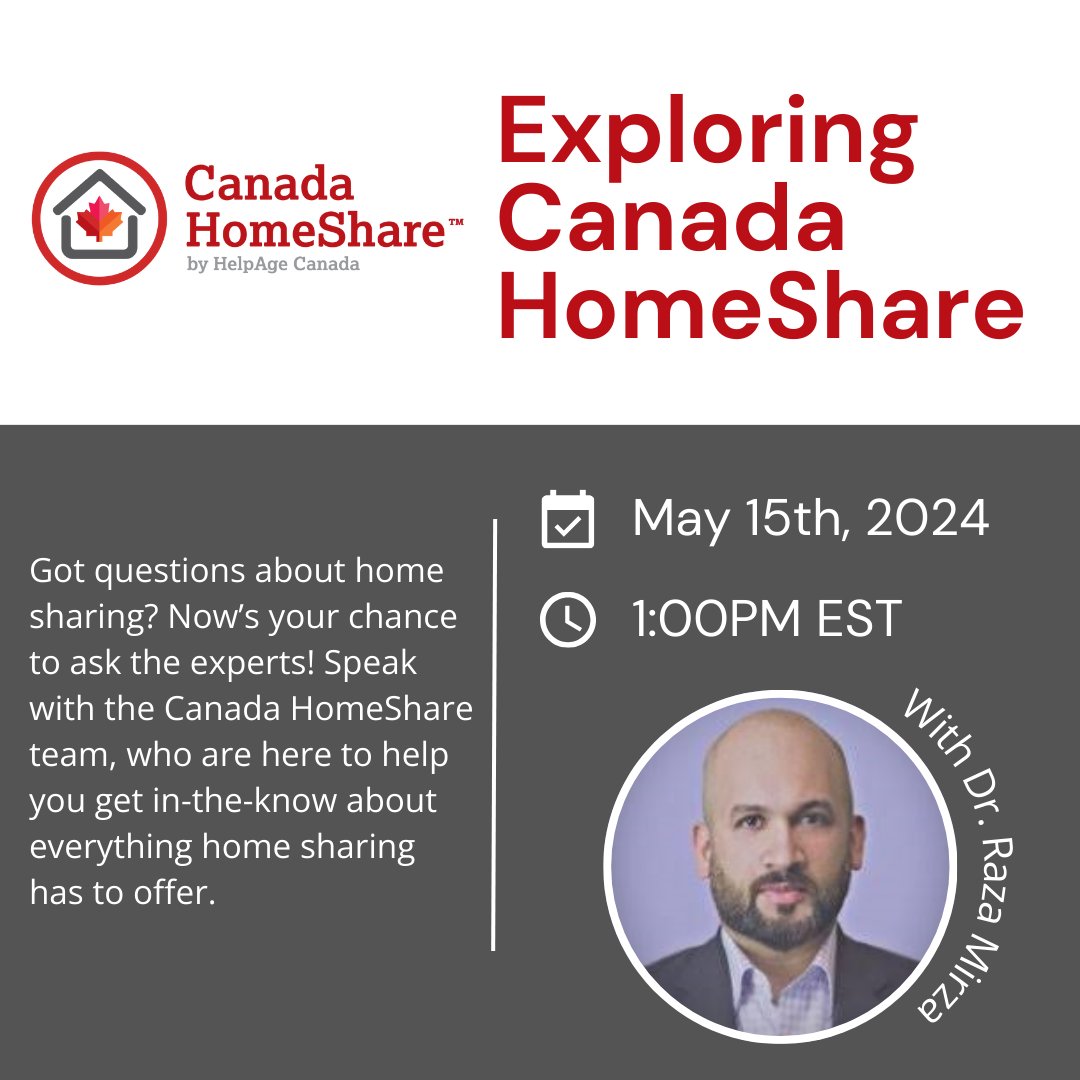 Back by popular demand! Join us for another Canada HomeShare Town Hall on May 15th at 1PM ET to have your questions about home sharing answered 🏠 Register now ▶️ loom.ly/Dn_Mw-I
