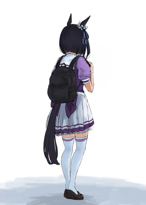 「from behind school uniform」 illustration images(Latest)