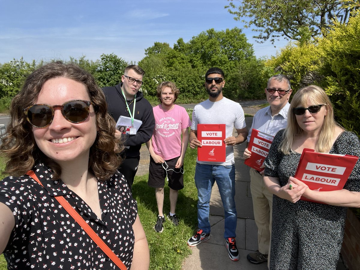 We’ve had a few days off then straight back out in the sunshine in Great Barr with our new councillors!