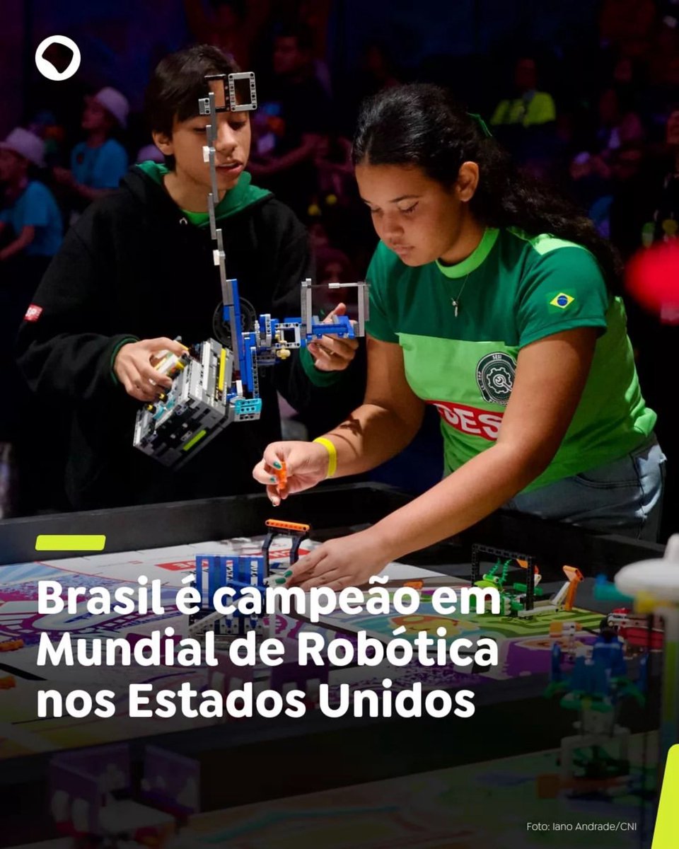 O Brasil conquistou o 1º e o 2º lugar na modalidade de 9 a 16 anos e levou mais 7 prêmios técnicos, em todas as categorias, no Mundial de Robótica, em Houston, nos Estados Unidos.
O Mundial de Robótica da FIRST ocorre anualmente e reúne 15 mil estudantes de 6 a 19 anos de 50…