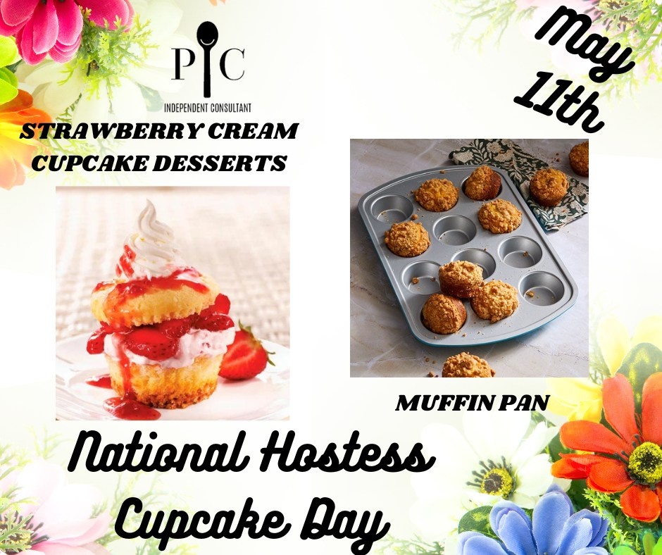 Happy National Hostess Cupcake Day!! Upgrade your cupcake game with recipe.
STRAWBERRY CREAM CUPCAKE DESSERTS- 

🛒: pamperedchef.com/party/mhp012024
#pamperedchef #sahm #momlife #cookathome #eatathome #pamperedkitchen #pamperedlife #daretocook #dare2cook pamperedchef.com/pws/southernla…