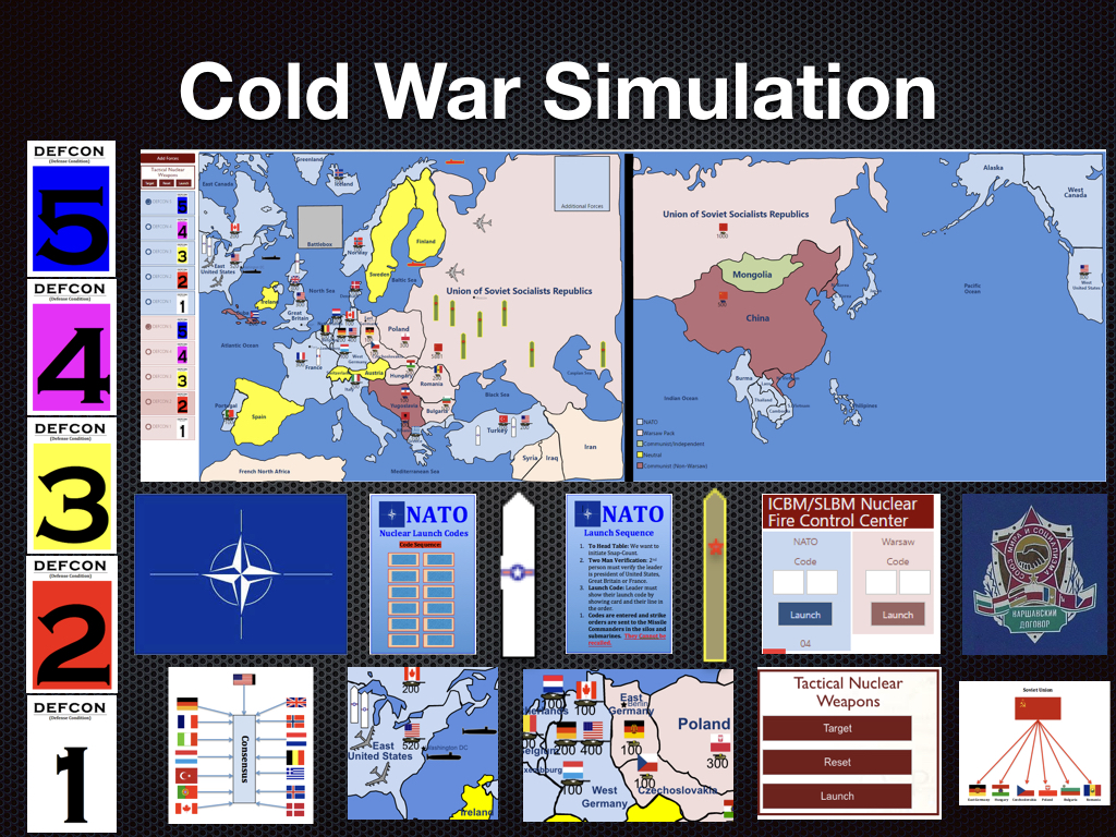 Looking for an interactive activity to teach the #ColdWar ?  #Games4Ed historysimulation.com/cold-war-game/